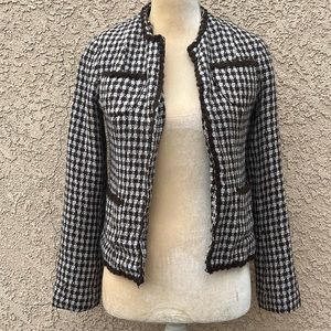 Mac & Jac Tweed Blazer Jacket Size 6